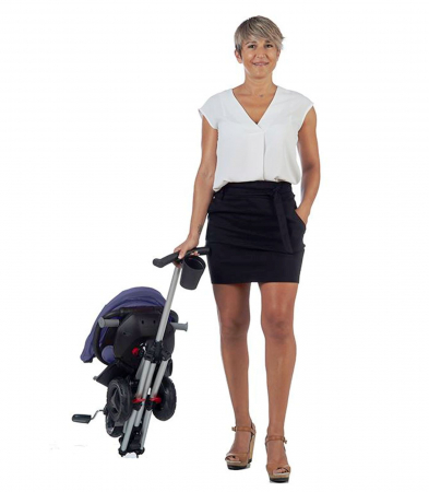 Tricicleta ultrapliabila QPLAY Nova albastru inchis [8]