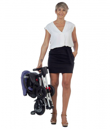 Tricicleta ultrapliabila QPLAY Nova albastru inchis [9]