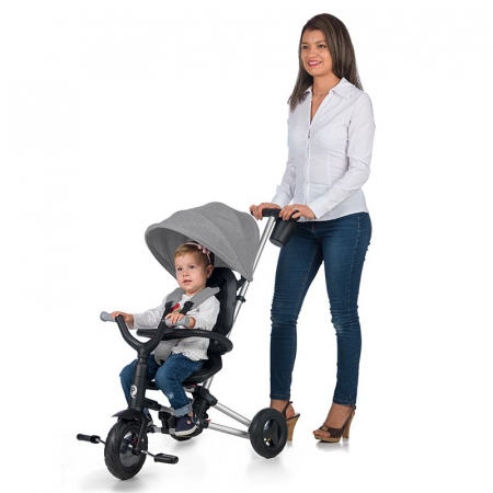 Tricicleta ultrapliabila Qplay Nova gri [3]