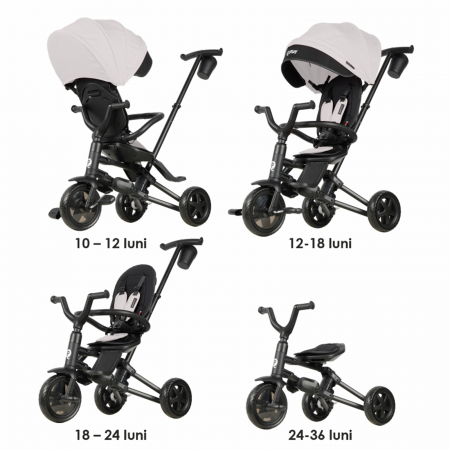 Tricicleta ultrapliabila QPLAY Nova Niello gri [10]