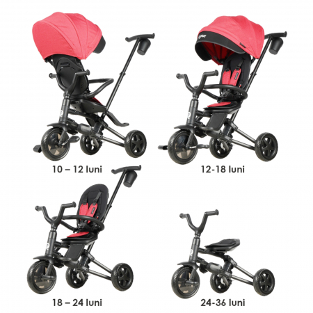 Tricicleta ultrapliabila QPLAY Nova Niello rosu [22]