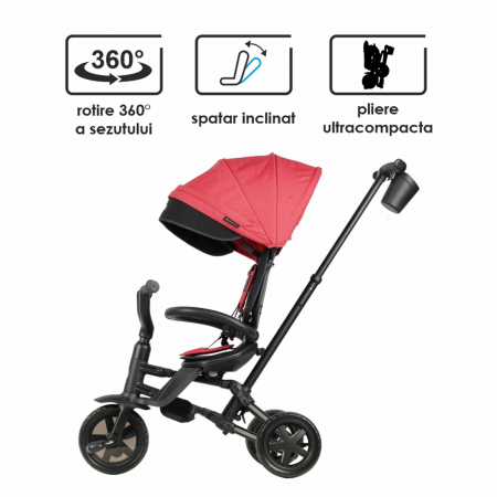Tricicleta ultrapliabila QPLAY Nova Niello rosu [20]