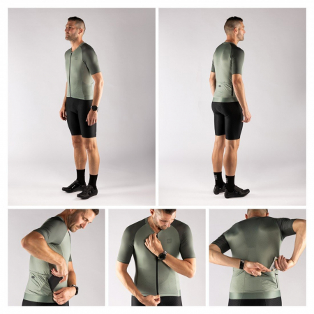 Tricou ciclism cu maneca scurta FORCE Script [2]