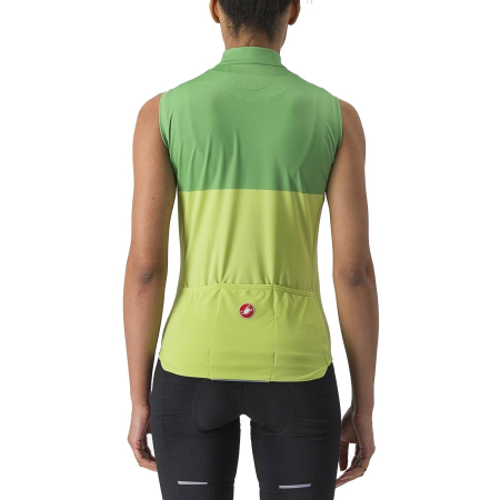 Tricou ciclism fara maneci CASTELLI Velocissima SL, de dama [1]