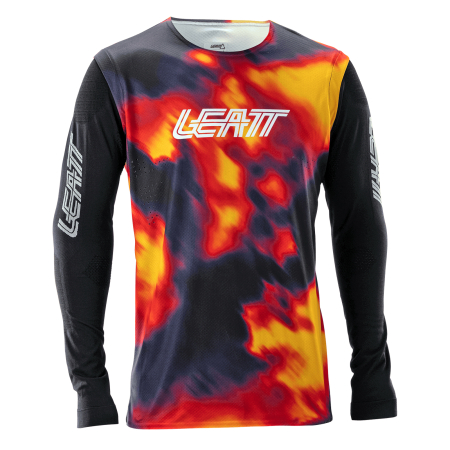 ECHIPAMENT CICLISM - Tricou ciclism maneca lunga LEATT MTB Gravity 8.0 Heatmap