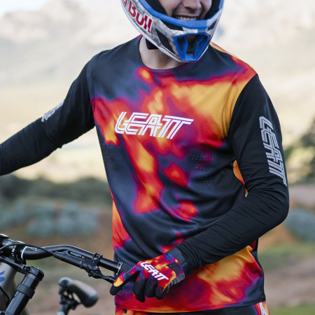 Tricou ciclism maneca lunga LEATT MTB Gravity 8.0 Heatmap [2]