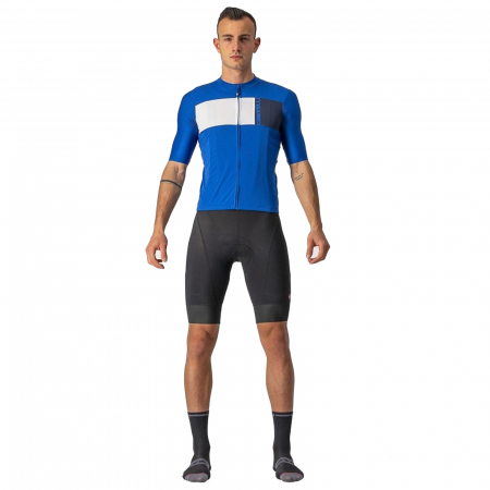 Tricou ciclism maneca scurta CASTELLI Prologo 7, albastru/antracit, marime L [5]