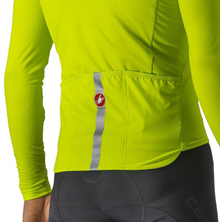 Tricou maneca lunga CASTELLI Pro Thermal Mid LS, galben fluo, marime XL [4]
