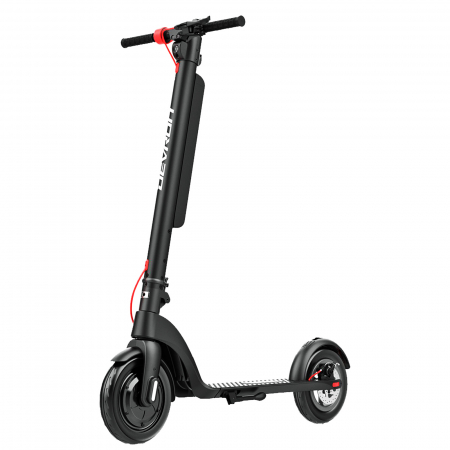 TROTINETE ELECTRICE - Trotineta electrica DEVRON Zerga X8, motor 350W, roata 10", acumulator 7.8Ah, negru/rosu