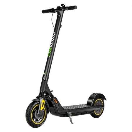 TROTINETE ELECTRICE - Trotineta electrica PROVISION S19, motor 300W, roata 10", acumulator 10.4Ah, negru/galben