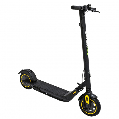 Trotineta electrica PROVISION S19, motor 300W, roata 10", acumulator 10.4Ah, negru/galben [5]