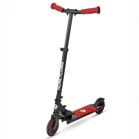 TROTINETE - Trotineta LED QPLAY Honeycomb rosu