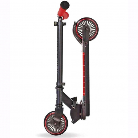 Trotineta LED QPLAY Honeycomb rosu [3]