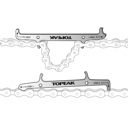 Lera lant TOPEAK Chain Hook Wear TPS-SP09, argintiu [2]