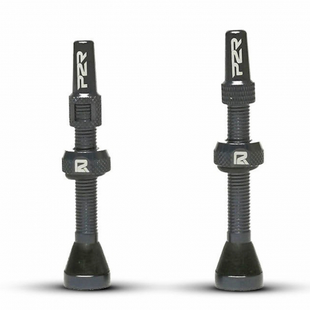 VALVE TUBELESS - Valva tubeless P2R FR-11C, aluminiu, lungime 46 mm, gri