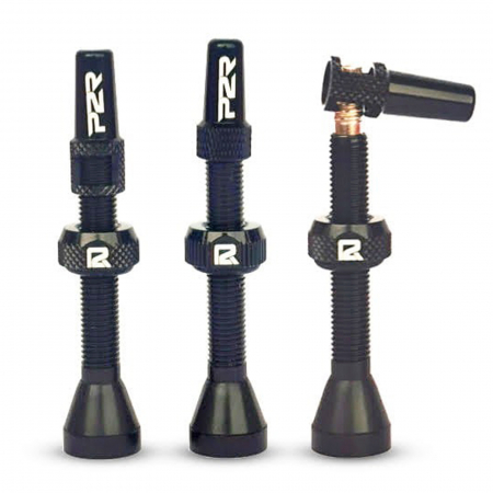 VALVE TUBELESS - Valva tubeless P2R FR-11C, aluminiu, lungime 46 mm, albastru