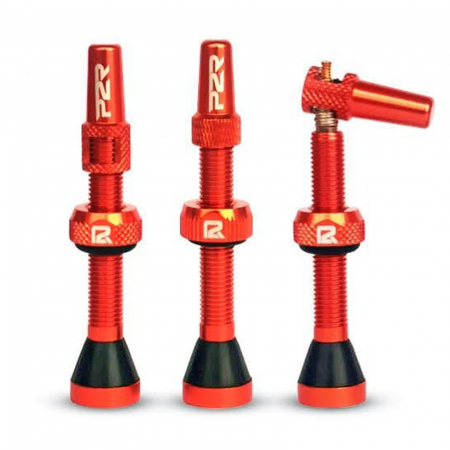 VALVE TUBELESS - Valva tubeless P2R FR-11C, aluminiu, lungime 46 mm, albastru