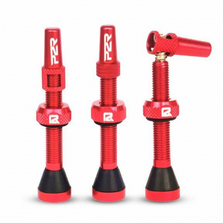 VALVE TUBELESS - Valva tubeless P2R FR-11C, aluminiu, lungime 46 mm, albastru