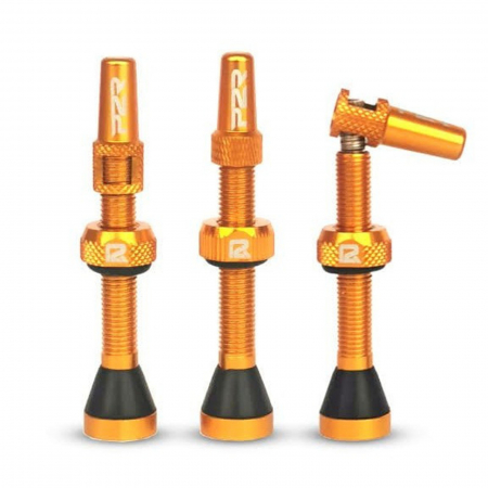 VALVE TUBELESS - Valva tubeless P2R FR-11C, aluminiu, lungime 46 mm, albastru