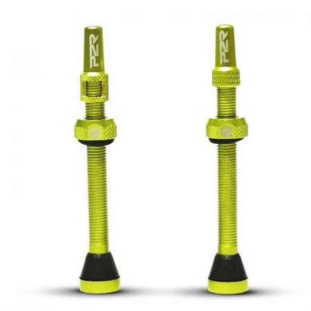 DhsBikeParts - Valva tubeless P2R FR-11C, aluminiu, lungime 60 mm, albastru