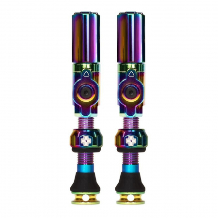 PIESE ROTI - Valve tubeless MUC-OFF Big Bore Hybrid, lungime 30 mm, iridescent