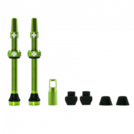 VALVE TUBELESS - Valve tubeless MUC-OFF V2, lungime 60 mm, verde