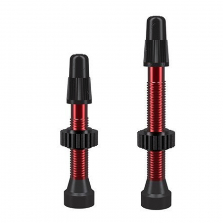 VALVE TUBELESS - Set valve presta FV WTB TCS Tubeless, lungime 34 mm, rosu