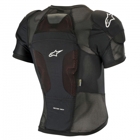 Jacheta protectie cu maneca scurta ALPINESTARS Vector Tech SS, negru [1]