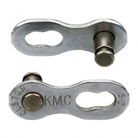 ZALE RAPIDE - Set 2 zale rapide KMC Missing Link 7/8R Silver, compatibile 7/8 viteze, argintii