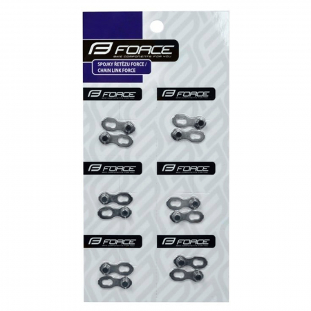 Za rapida FORCE, compatibila 11 viteze, argintie (set 6 bucati) [1]