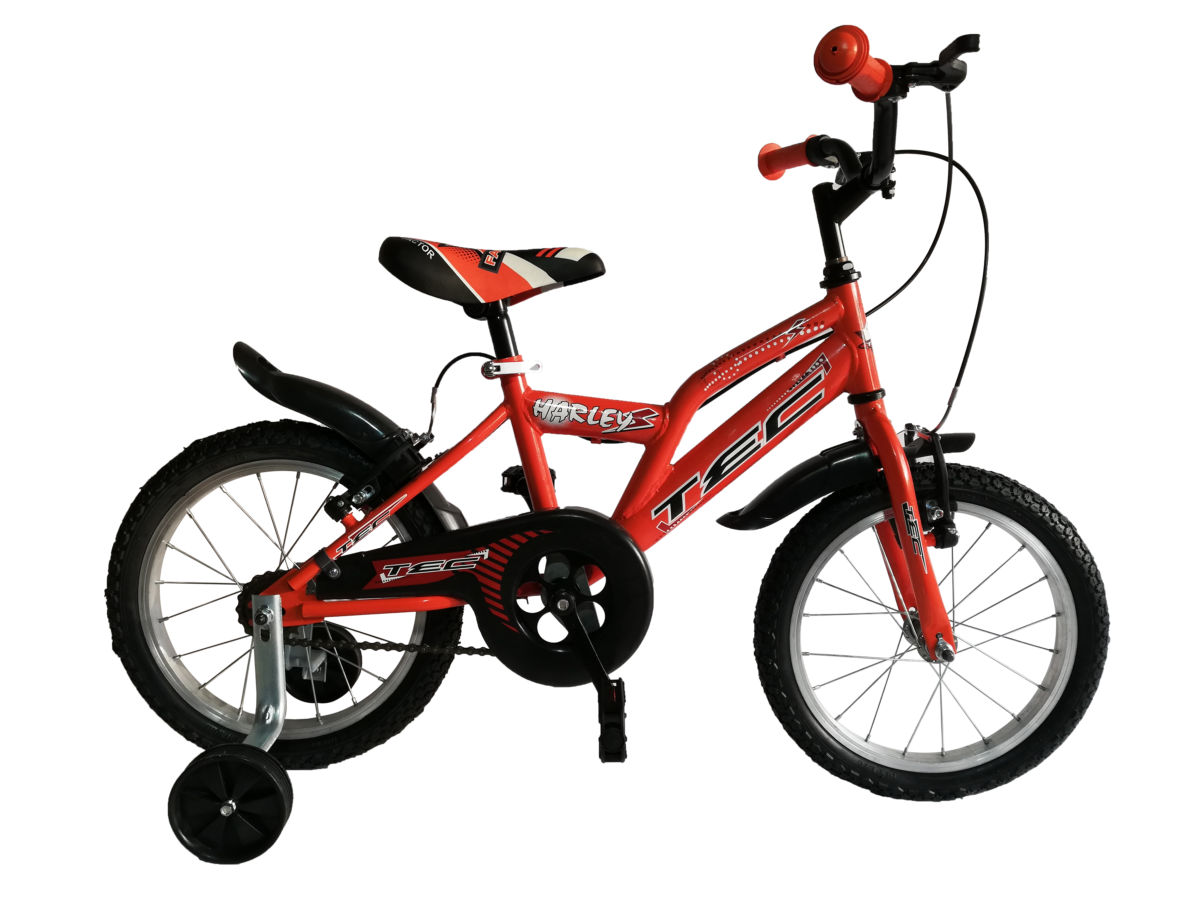 Bicicleta Copii TEC Harley Culoare Galben Roata 16" Otel [1]