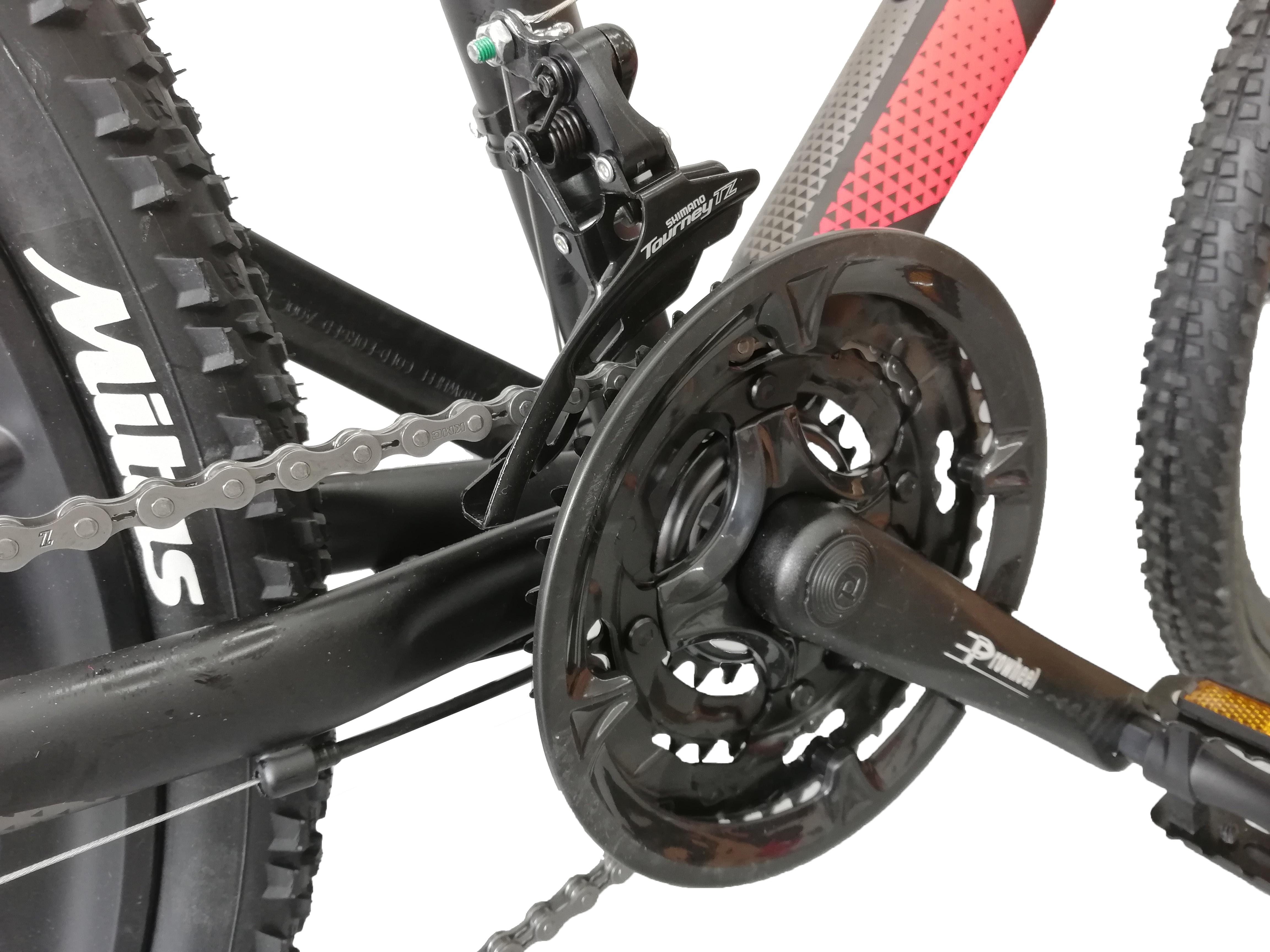 Bicicleta MTB Umit Accrue 2D , Cadru 18" , 21 Viteze , Culoare Negru/Rosu Roata 26" [4]