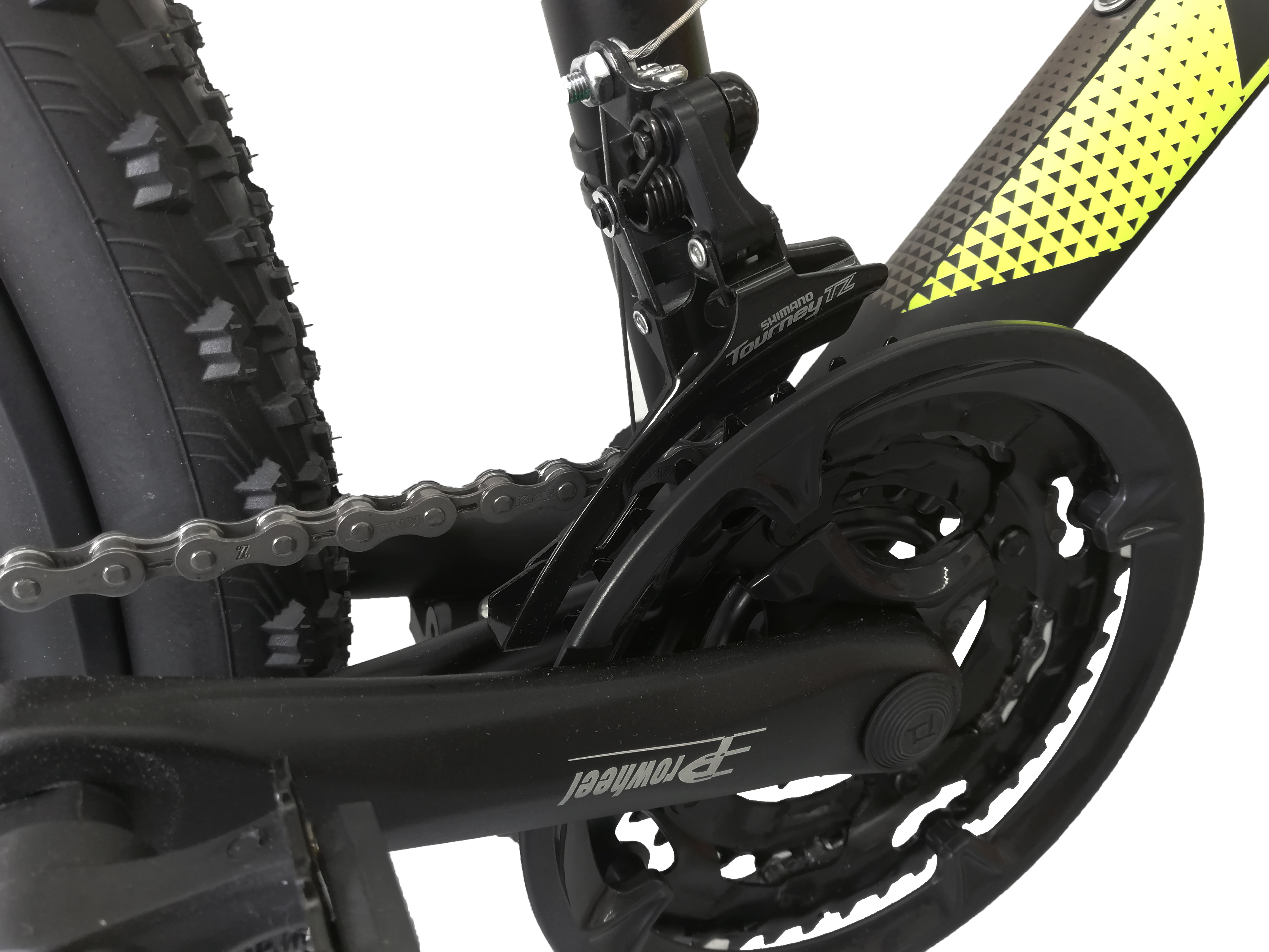 Bicicleta MTB Umit Accrue 2D , Cadru 18" , 21 Viteze , Culoare Negru/Galben Roata 26" [2]