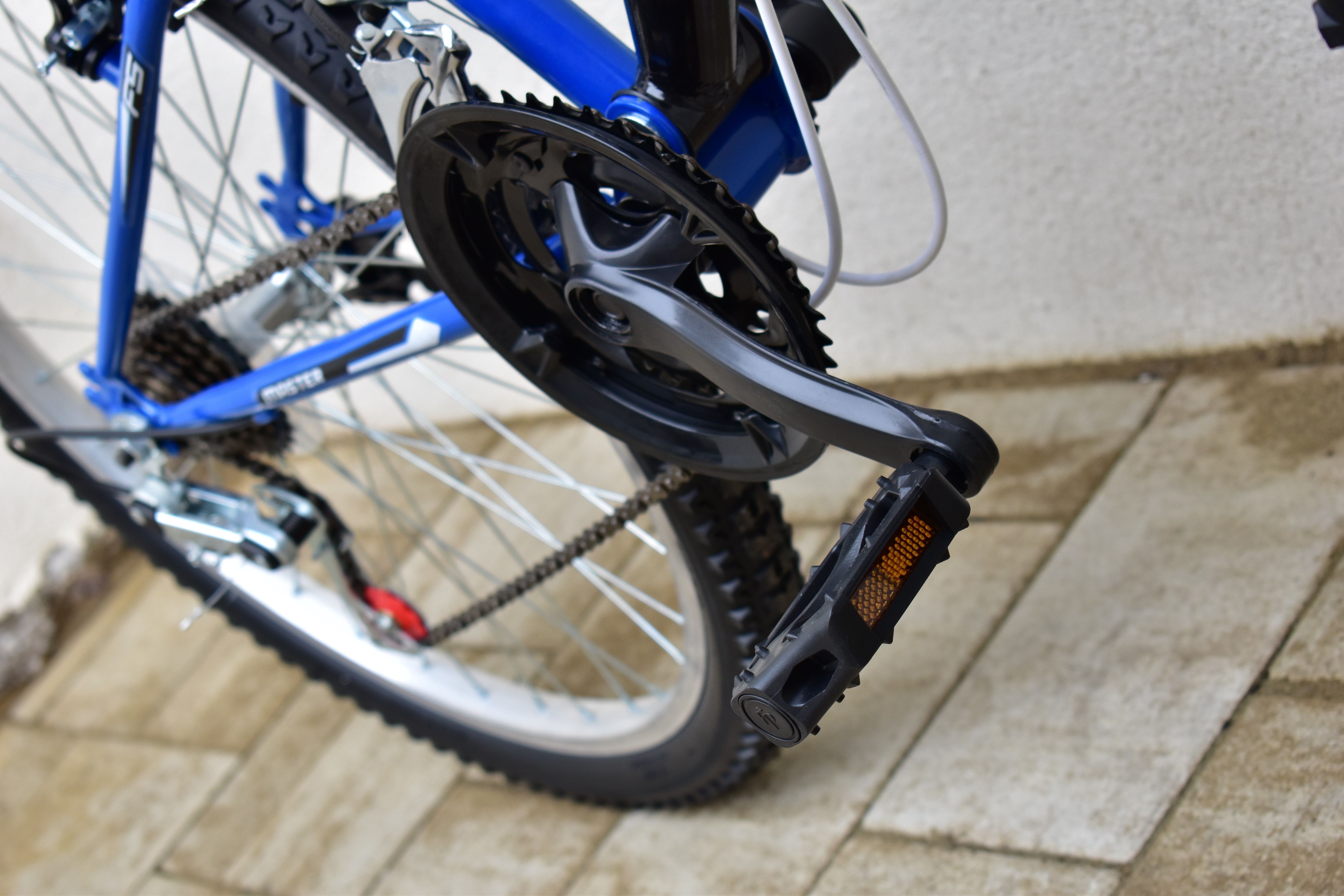 Bicicleta MTB Tec Master full suspensie, roata 26", culoare Negru/Albastru	 [4]