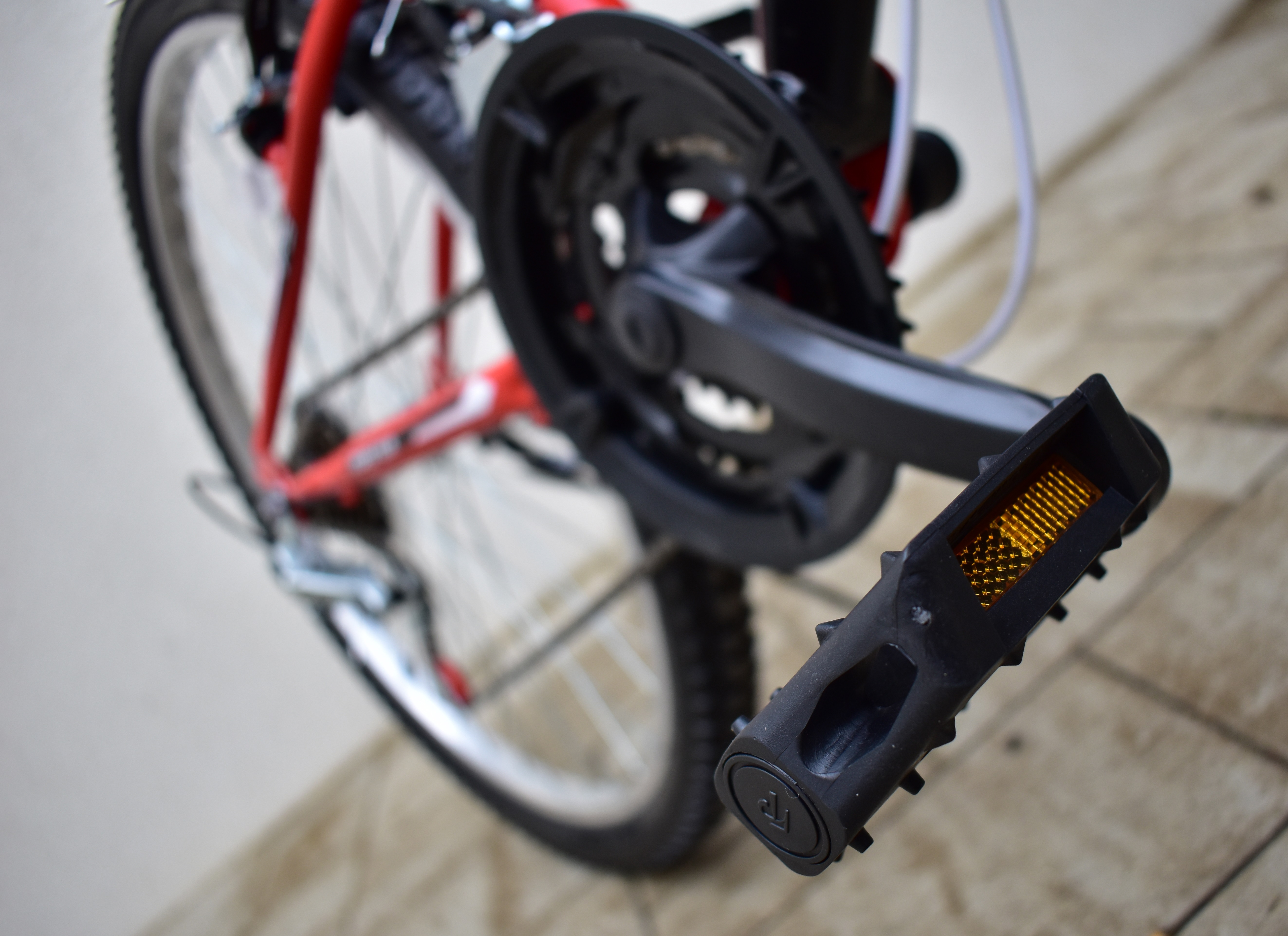 Bicicleta MTB Tec Master full suspensie, roata 26", culoare Negru/Rosu [5]