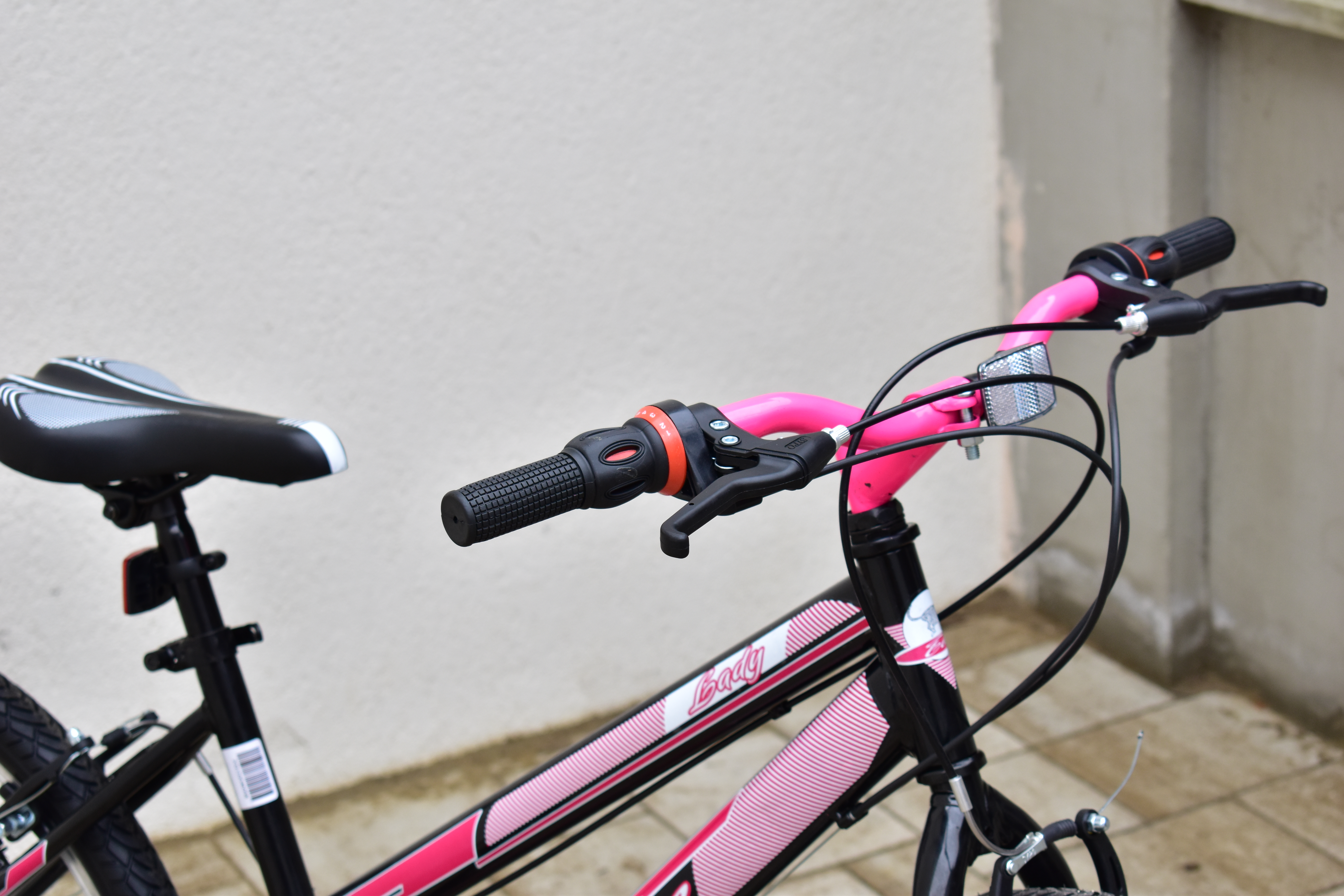 Bicicleta MTB Copii TEC Lady culoare negru/roz roata 24" Otel	 [4]