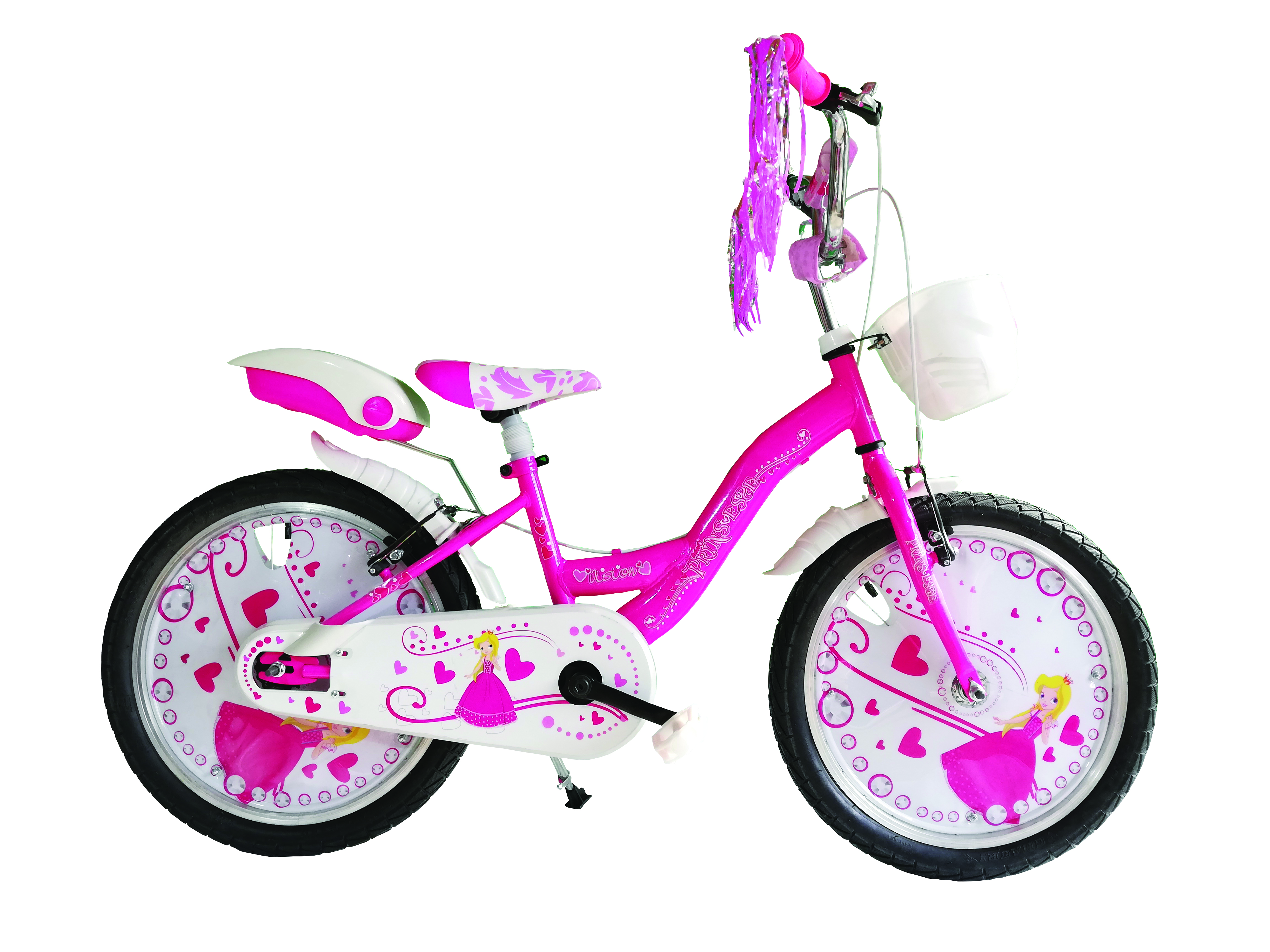 Bicicleta Copii Vision Princesse Culoare Roz Roata 20" Otel [1]