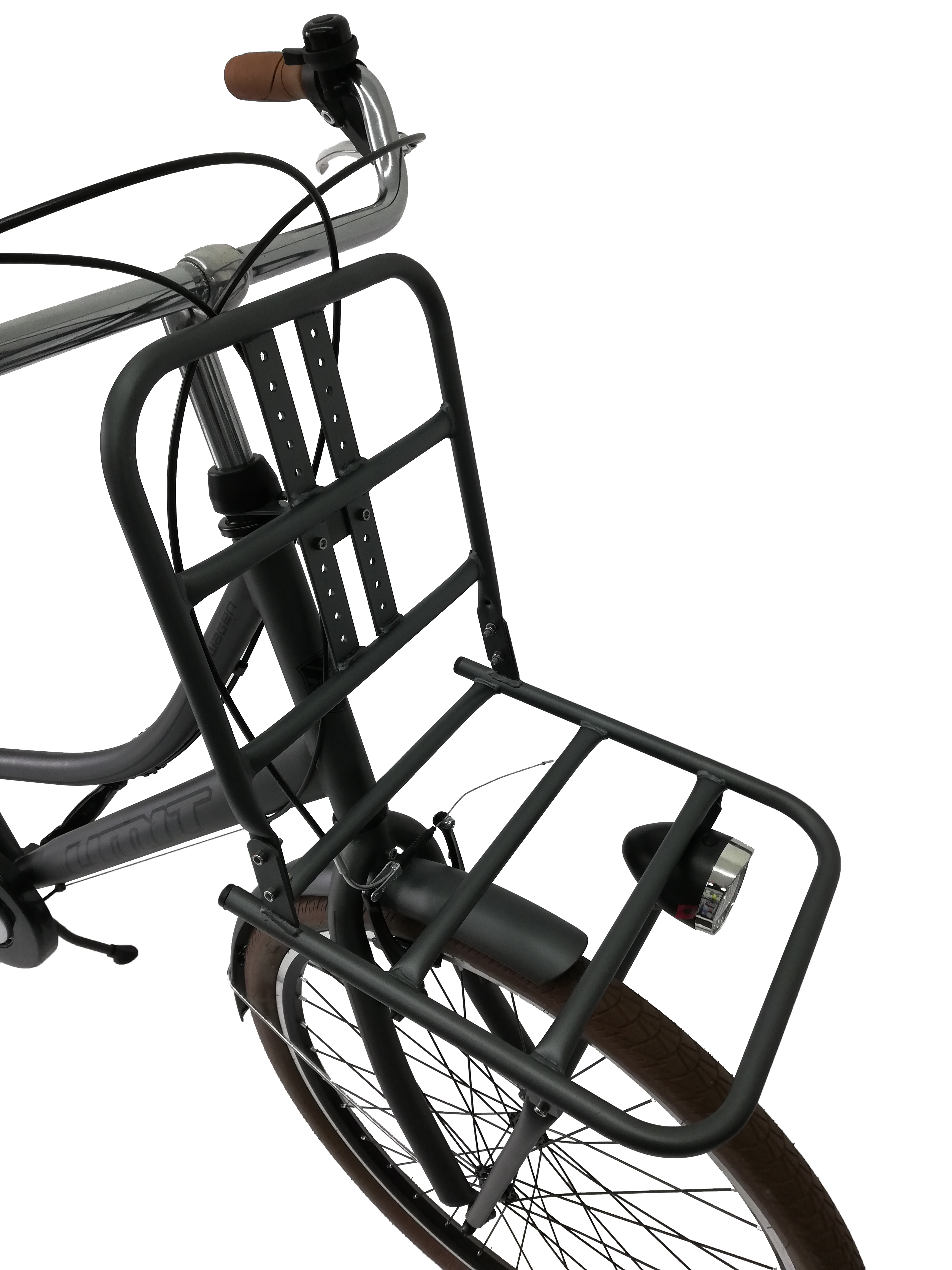 Bicicleta City Umit Wagen Lady, Culoare Gri, Roata 26" Otel [2]