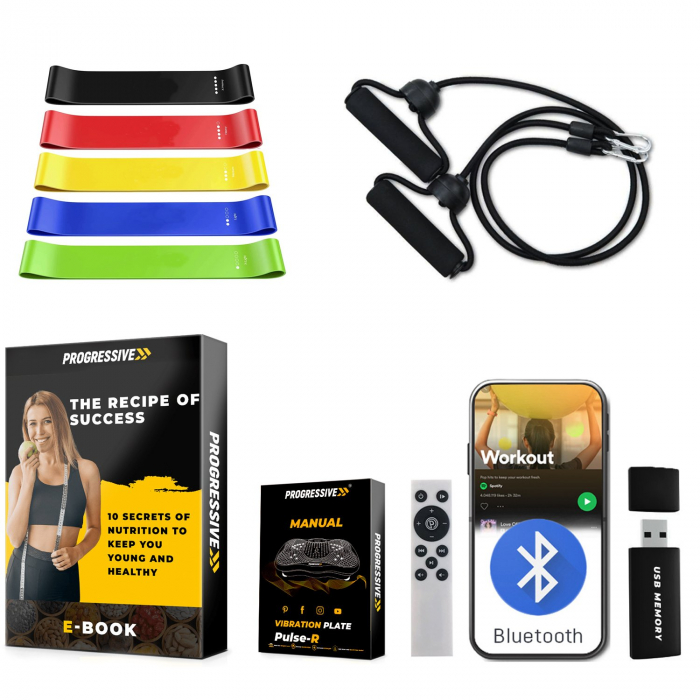 Aparat vibromasaj PROGRESSIVE UltraFit + 5 accesorii [2]