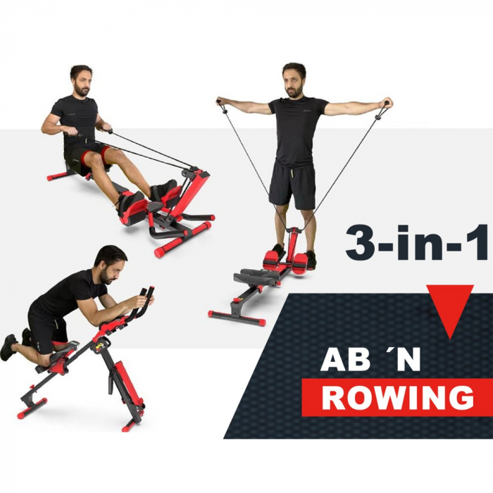 Aparat de vaslit BODY COACH 3in1 AB 'N ROWER [2]