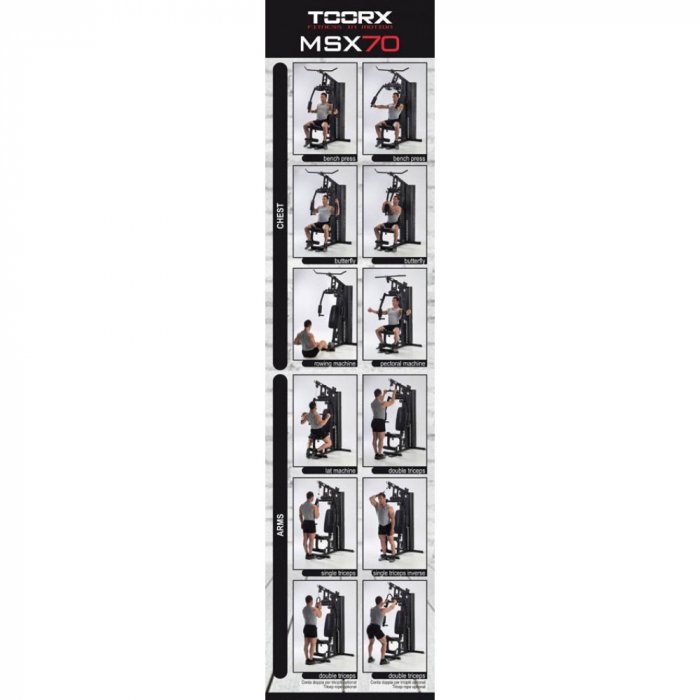 Aparat multifunctional fitness Toorx MSX-70 [4]