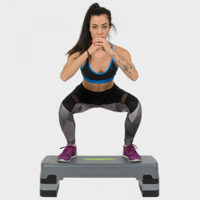 Banca aerobic HMS AS005 gri/negru [9]