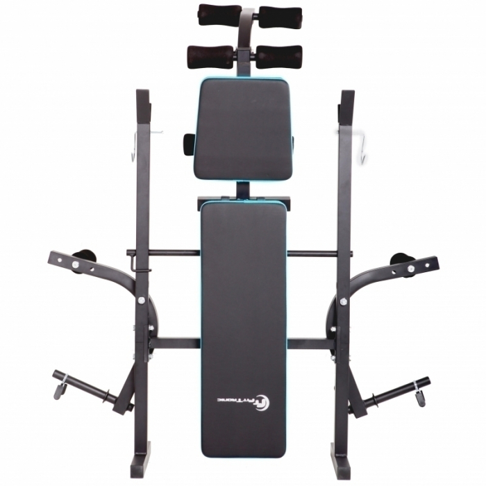 Banca reglabila multifunctionala FitTronic® Atletic B450, suport haltera inclus, greutate suportata 120 kg [2]