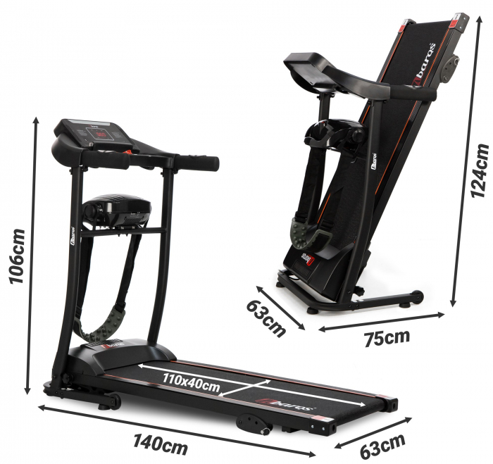 Banda de alergare electrica cu aparat vibromasaj Sportmann Abarq BZ402M [2]