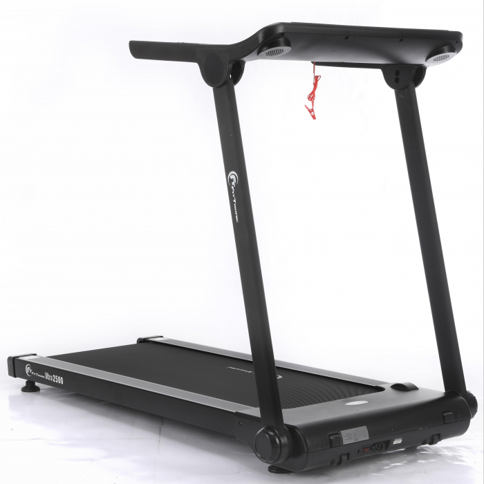 Banda de alergare electrica FitTronic Ultra 2500, motor 2.5 CP, viteza pana la 16 km/h, suprafata alergare 125x45 cm, 12 programe de antrenament, Apps Fitshow, Kinomap, Zwift, conexiune bluetooth [2]