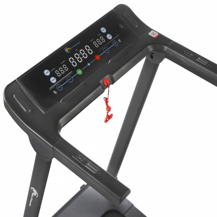 Banda de alergare electrica FitTronic Ultra 2500, motor 2.5 CP, viteza pana la 16 km/h, suprafata alergare 125x45 cm, 12 programe de antrenament, Apps Fitshow, Kinomap, Zwift, conexiune bluetooth [4]