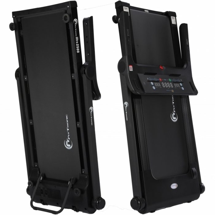 Banda de alergare electrica FitTronic Ultra 2500, motor 2.5 CP, viteza pana la 16 km/h, suprafata alergare 125x45 cm, 12 programe de antrenament, Apps Fitshow, Kinomap, Zwift, conexiune bluetooth [6]