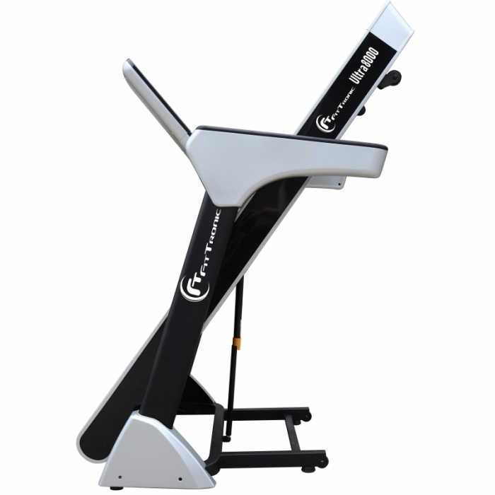 Banda de alergare electrica FitTronic Ultra 8000, motor 4.0 CP, inclinatie electrica 20%, viteza pana la 20km/h, greutate suportata 140 kg, Apps Fitshow, Kinomap, Zwift [4]