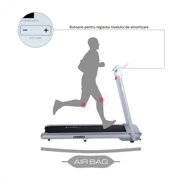 Banda de alergat electrica HMS BE4545 3CP, 110KG [22]