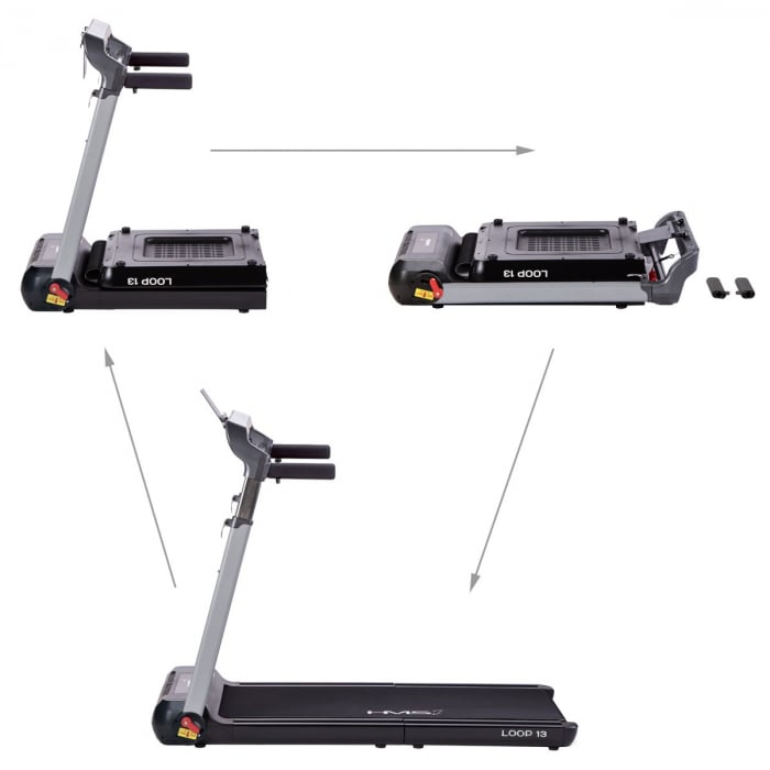 Banda de alergat electrica HMS LOOP13, 1.5CP, 110kg [3]
